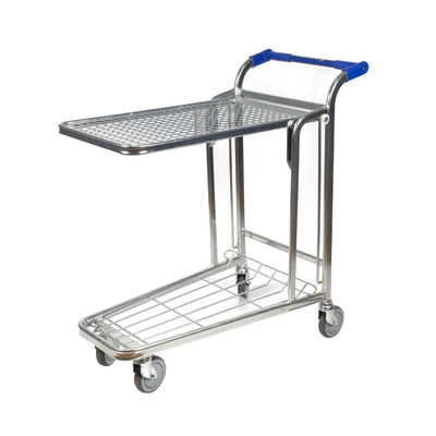 Trole dobro 200kg da plataforma do leito de aço que carrega o carro do trole do armazém