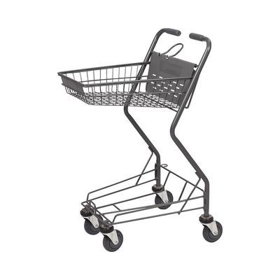 comprar CE do carrinho de compras da loja de Gray Supermarket Trolley Cart Grocery do estilo de Japão online manufacture