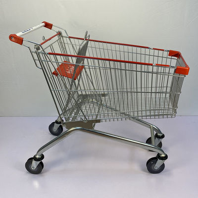 comprar trole dobrável da compra do metal da grande capacidade 150L com criança Seat online manufacture