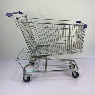 comprar o pó 240L revestiu o trole da compra do retalho do aço carbono Q195 do trole das compras na mercearia online manufacture
