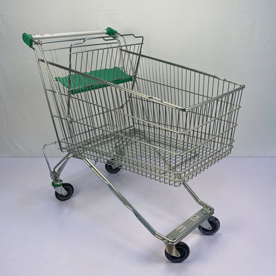 comprar Do certificado geral do CE do carrinho de compras da loja 180L do metal carrinho de compras de aço dobrável online manufacture