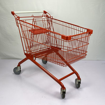 comprar Carro europeu vermelho do trole da compra do metal do pulverizador 180L com as rodas brancas do punho TPR online manufacture