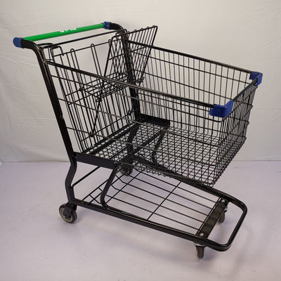 comprar Carrinho de compras multifuncional do metal da eletroforese do trole da compra do supermercado online manufacture