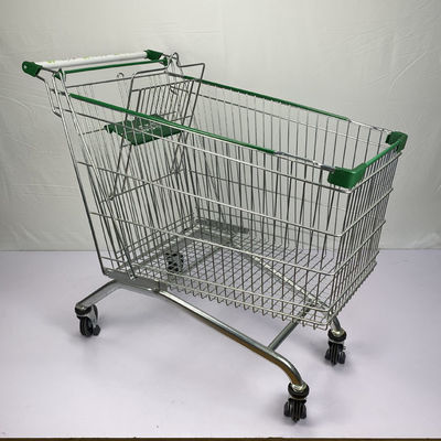 comprar Grande carrinho de compras de aço super do metal do trole Q195 das compras na mercearia 275L online manufacture