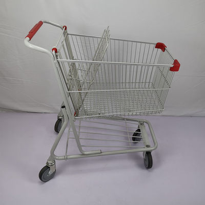 comprar Trole branco da compra do supermercado do boutique do revestimento 100L do pó com as rodas de Tente TPR online manufacture