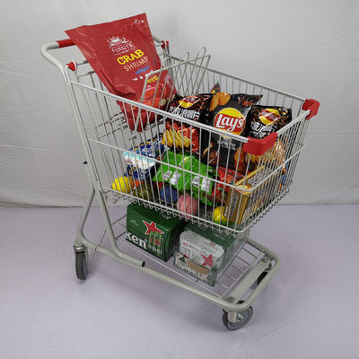 comprar Certificado de aço dobrável do CE do trole da cesta do supermercado do carrinho de compras do estilo americano online manufacture