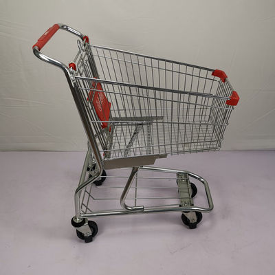 comprar trole de aço de aço da compra do retalho da corrente do carrinho de compras Q195 do estilo 60L americano online manufacture