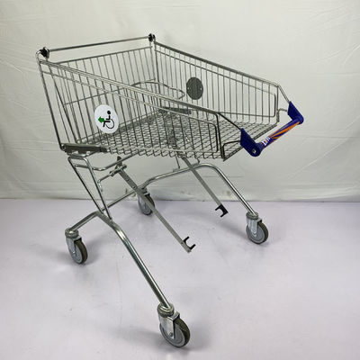 comprar O carrinho de mão para o transporte deficiente do mantimento do trole da compra do supermercado pode logotipo customizável online manufacture