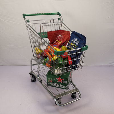 comprar carrinho de compras de aço da loja de cadeia do carrinho de compras do estilo 100L americano com rodas do elevador online manufacture