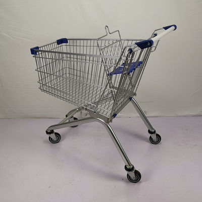 comprar carrinho de compras do supermercado do trole da compra do metal do revestimento do pó do zinco 125L online manufacture