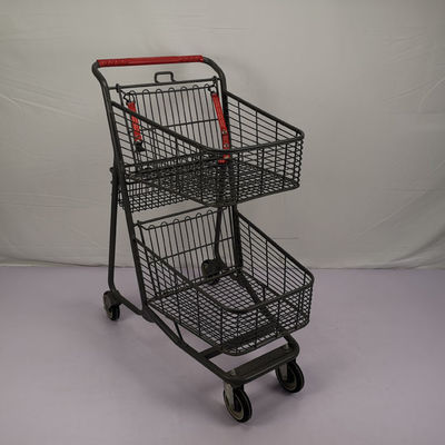 comprar Três estilo americano de pouco peso do carrinho de compras 80L do supermercado das cestas online manufacture