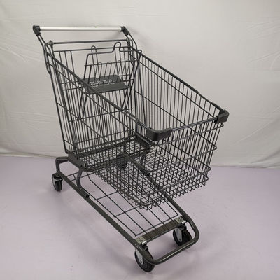 comprar carro americano do trole do mantimento da roda do plutônio do trole da compra do supermercado do estilo 150L online manufacture