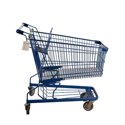 comprar Q195 carro do trole do metal do supermercado do aço 150L com crianças dobráveis Seat online manufacture