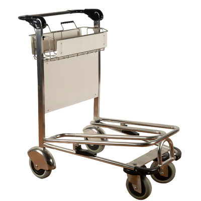 comprar Trole de aço inoxidável da bagagem do aeroporto do CE com o trole do passageiro do aeroporto de Handbreak online manufacture