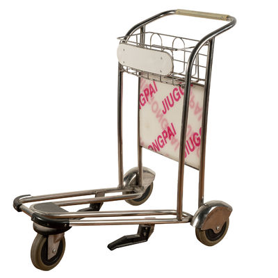 comprar Trole de aço inoxidável da bagagem da roda do trole três da bagagem do curso da loja isenta de direitos aduaneiros online manufacture