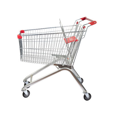 comprar ODM europeu do OEM do trole do cesto de compras do supermercado do trole da compra do metal 125L online manufacture