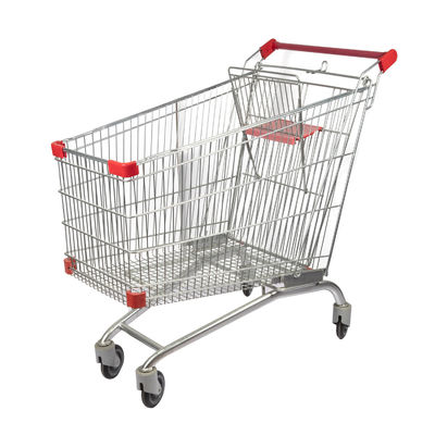 comprar carrinho de compras europeu do supermercado do carro do metal da compra do armazém do estilo da grande capacidade 240L online manufacture