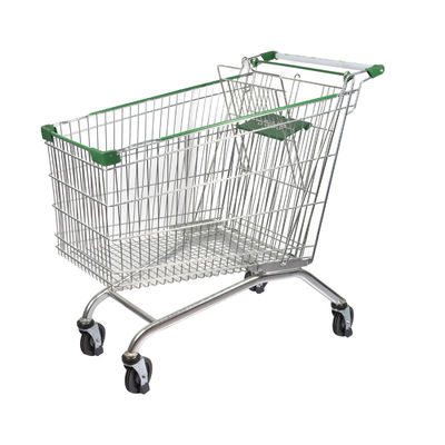 comprar Fabricante europeu verde personalizado Wholesale do carrinho de compras do supermercado 240L online manufacture