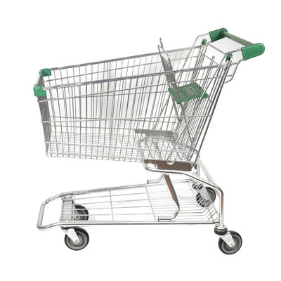 comprar Carro por atacado do supermercado do mantimento do carrinho de compras americano convencional alto do metal do clássico das vendas 125L online manufacture