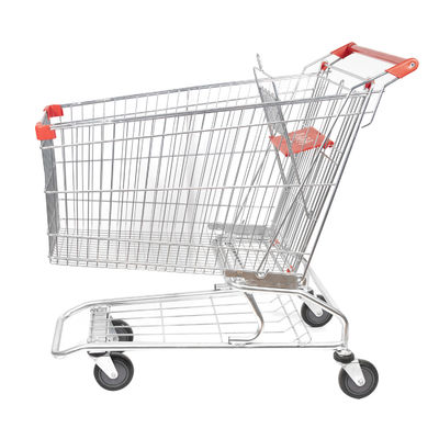comprar Capacidade super galvanizada do carrinho de compras 210L do supermercado da cesta da rede do metal grande online manufacture
