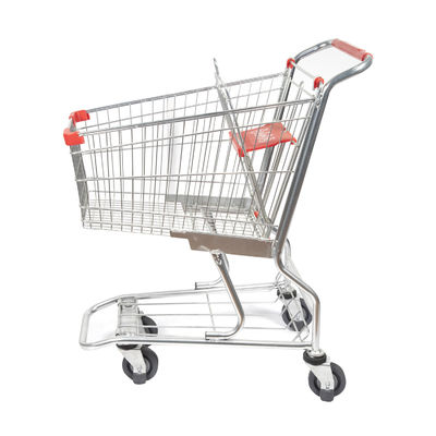 comprar Carrinhos de compras de aço galvanizados metal 60L de Americana do carrinho de compras do supermercado online manufacture