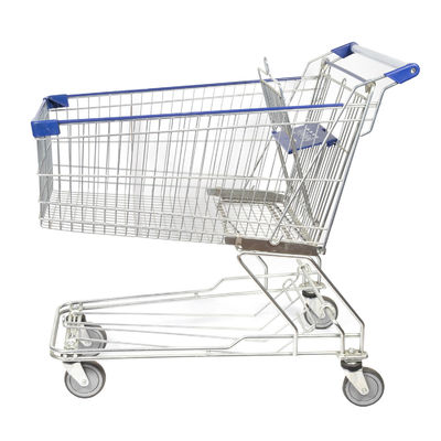 comprar trole de compra de aço asiático da escada rolante do carro da mercearia 180L online manufacture