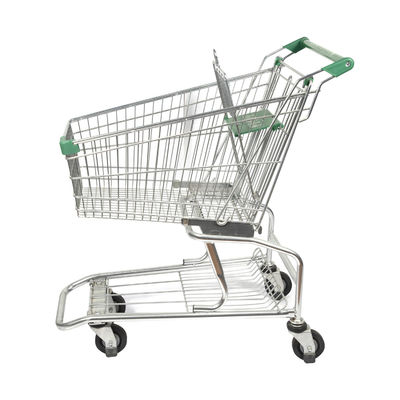 comprar GV de aço do carro do mantimento do trole do carrinho de compras 100L do supermercado americano online manufacture