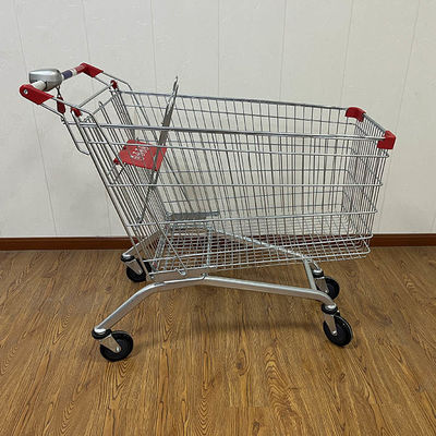 comprar 240L Carrinho de compras galvanizado do supermercado do mercado europeu online manufacture