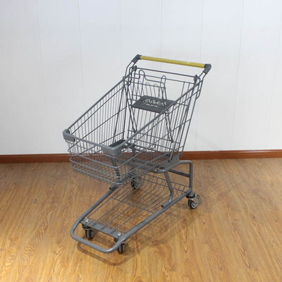 comprar 80L Carrinhos de supermercado galvanizados Travellator Roda Metal Carrinho de compras online manufacture