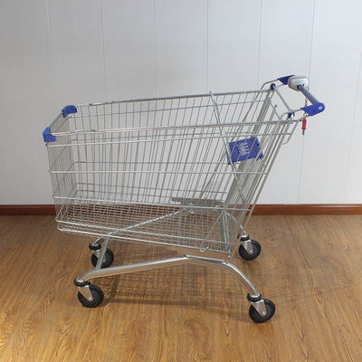 comprar 240L Carrinho de compras galvanizado do supermercado do mercado europeu online manufacture